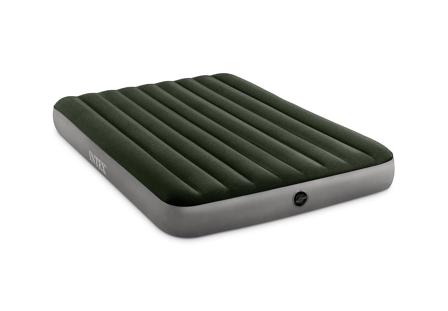 Intex Queen Dura-Beam Prestige Airbed with Battery Pump, 10" Thick