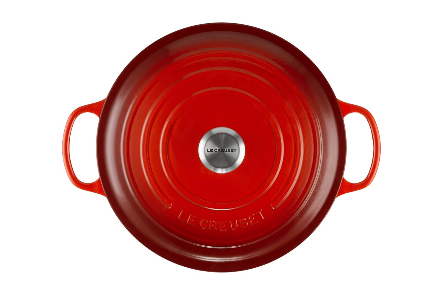 Le Creuset Enameled Cast Iron Signature Round Dutch Oven, 9 qt., Cerise