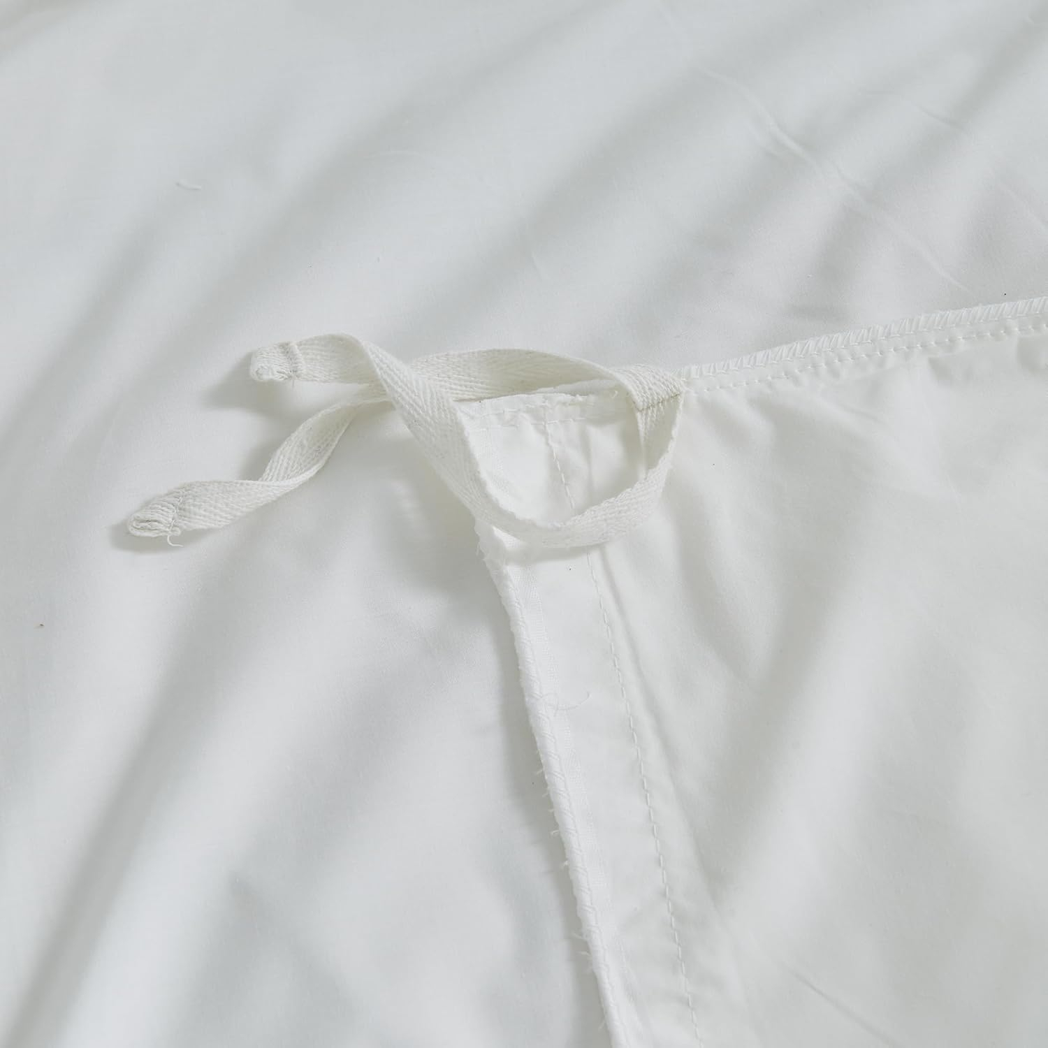 Great Bay Home Pima Cotton Percale Duvet Cover Set, Crisp & Cool, 2-Piece Set (Cloud, Twin / Twin XL)
