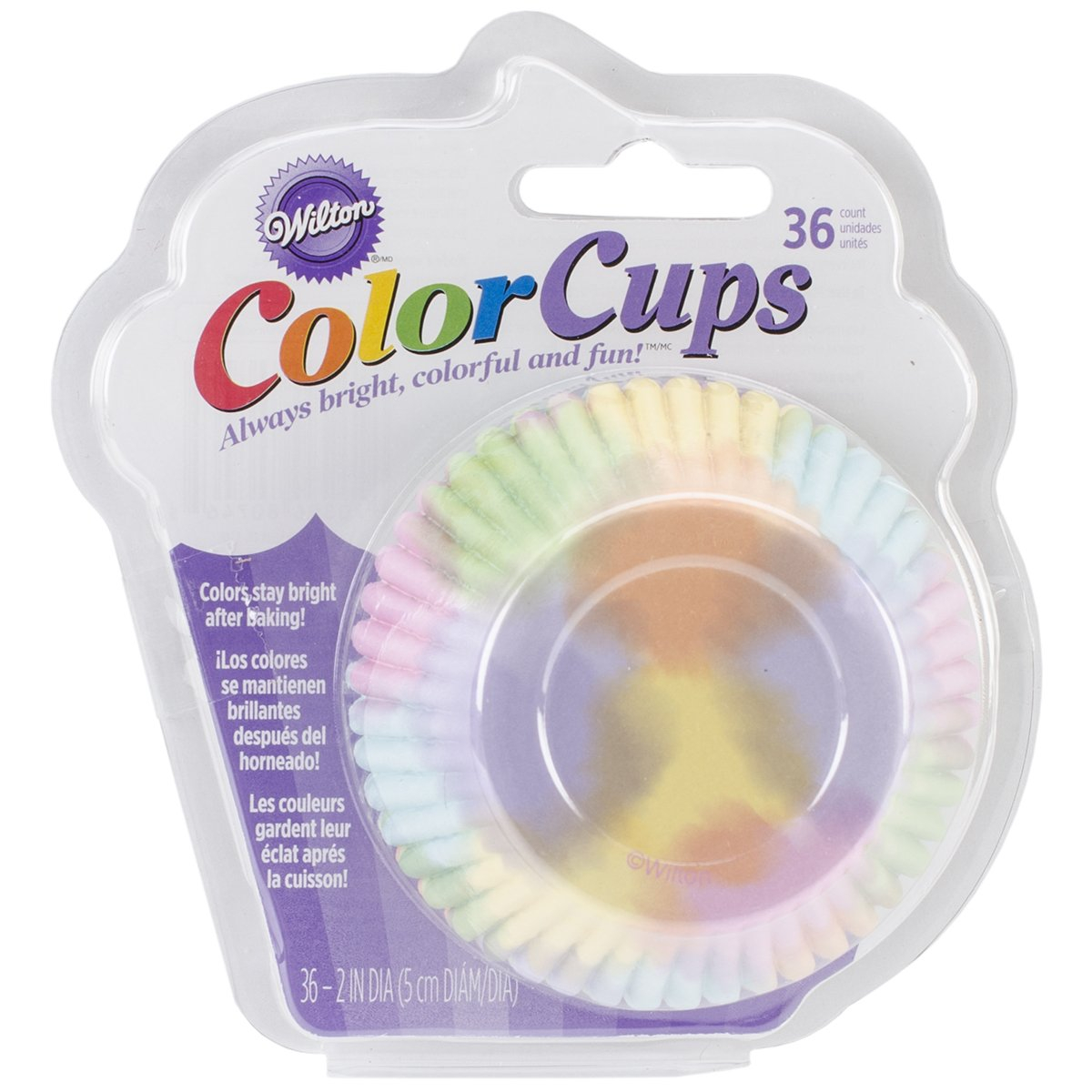 Wilton ColorCups Cupcake Liners, Watercolor, 36 Ct