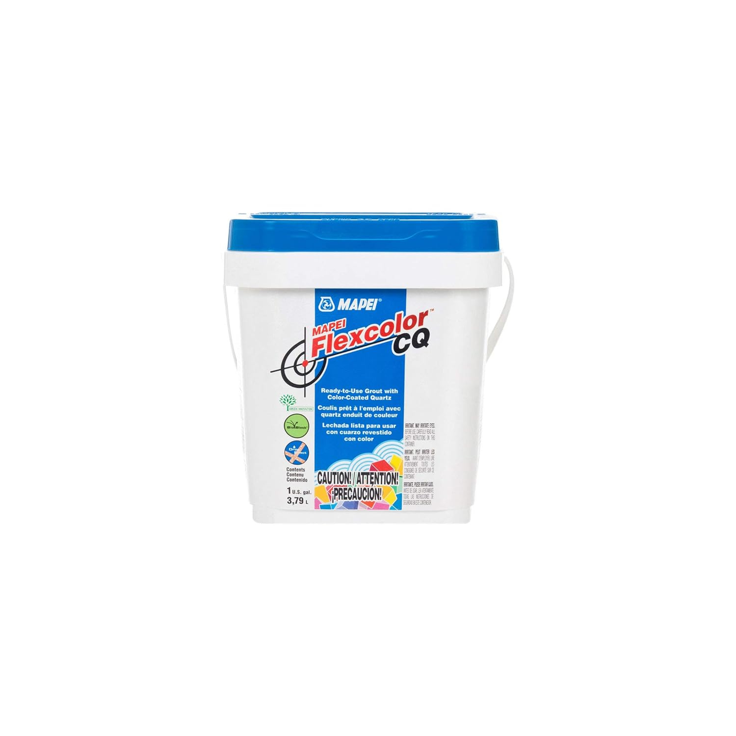 MAPEI Flexcolor CQ Black #5010 Sanded Acrylic Premix Grout (1-Gallon)