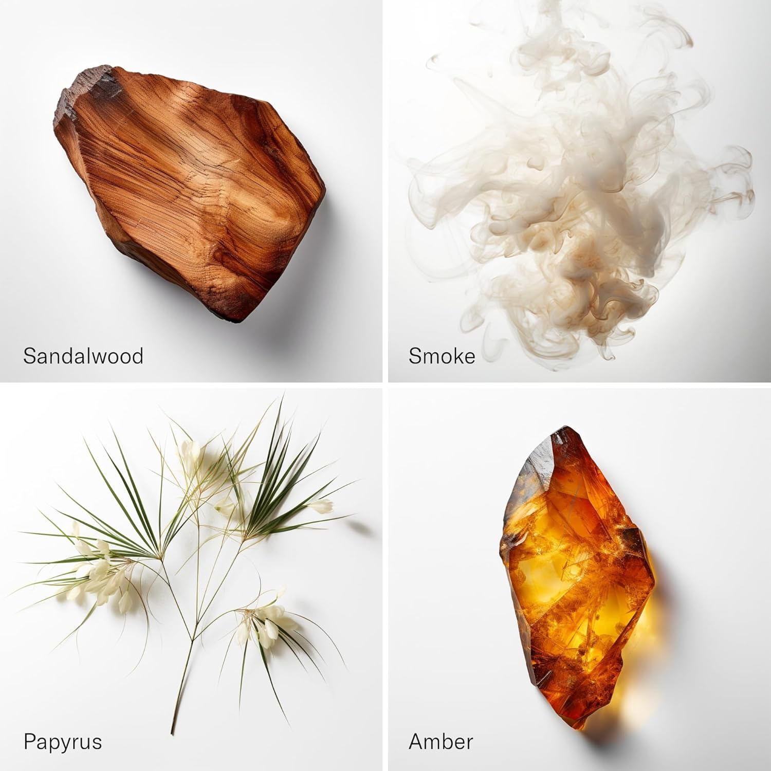 AromaTech Santal & The Hotel Set | Gift Set of Aroma Diffuser Essential Oils Blend of Santal Cardamom, Papyrus, Musk | The Hotel Peach, Red Rose, Pine - 10 Milliliter