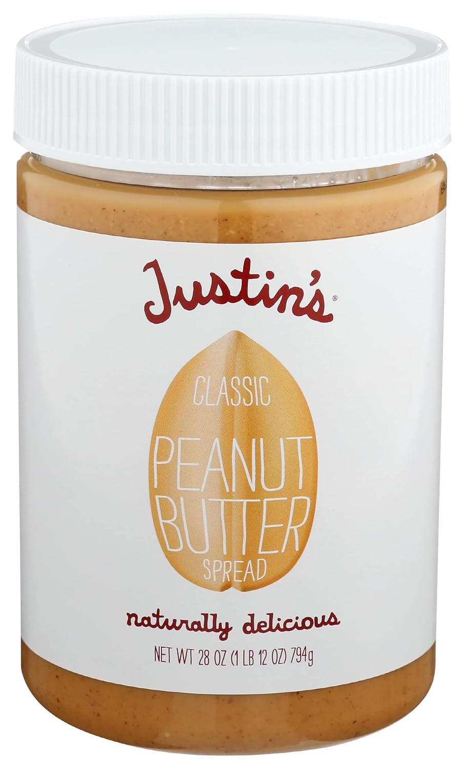 Justin's Classic Peanut Butter Spread, 28 oz Jar