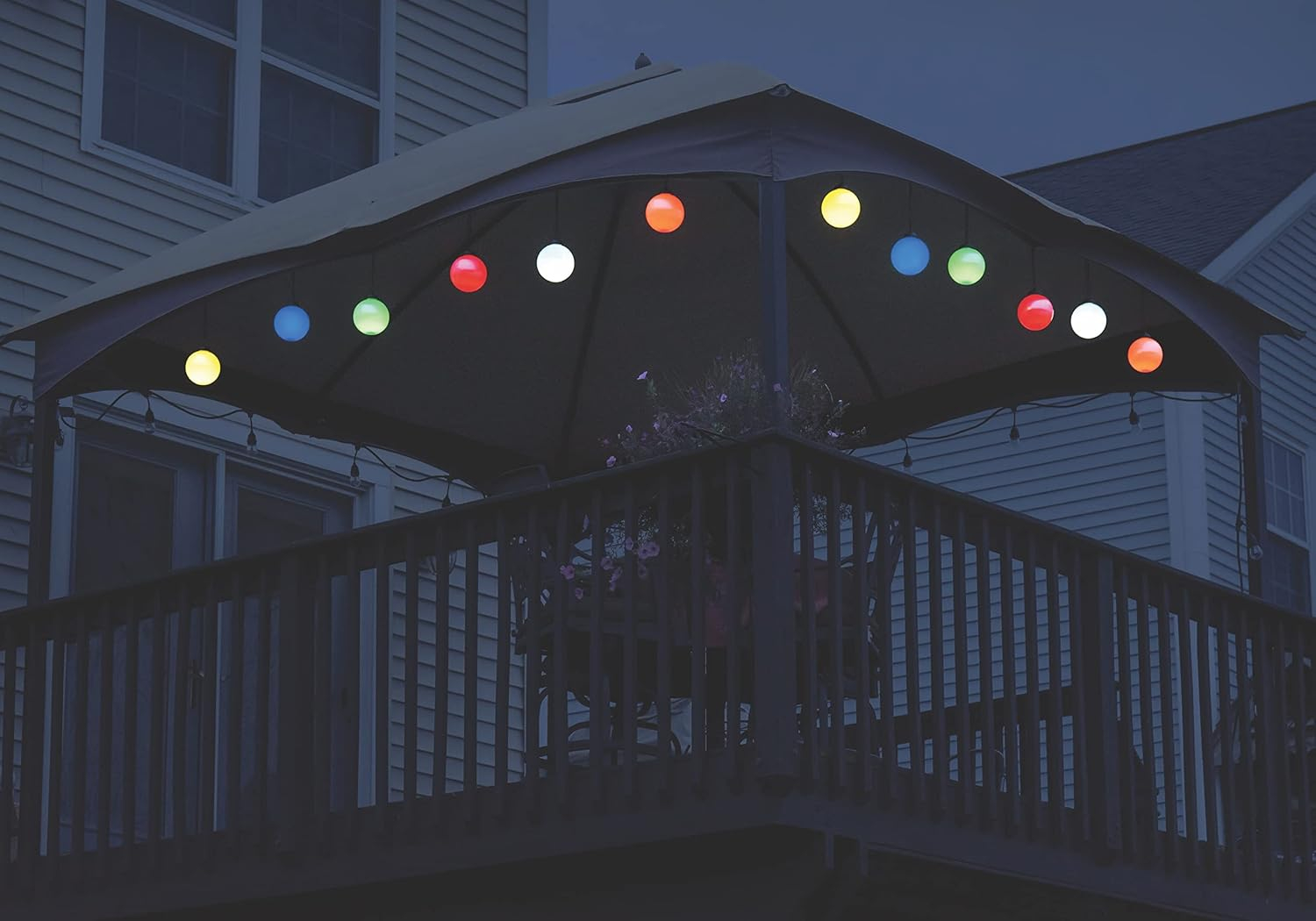 Xodus Innovations WP465 Battery Powered Hanging Decorative Outdoor Led Pulsing Globe, 5", Light Green
