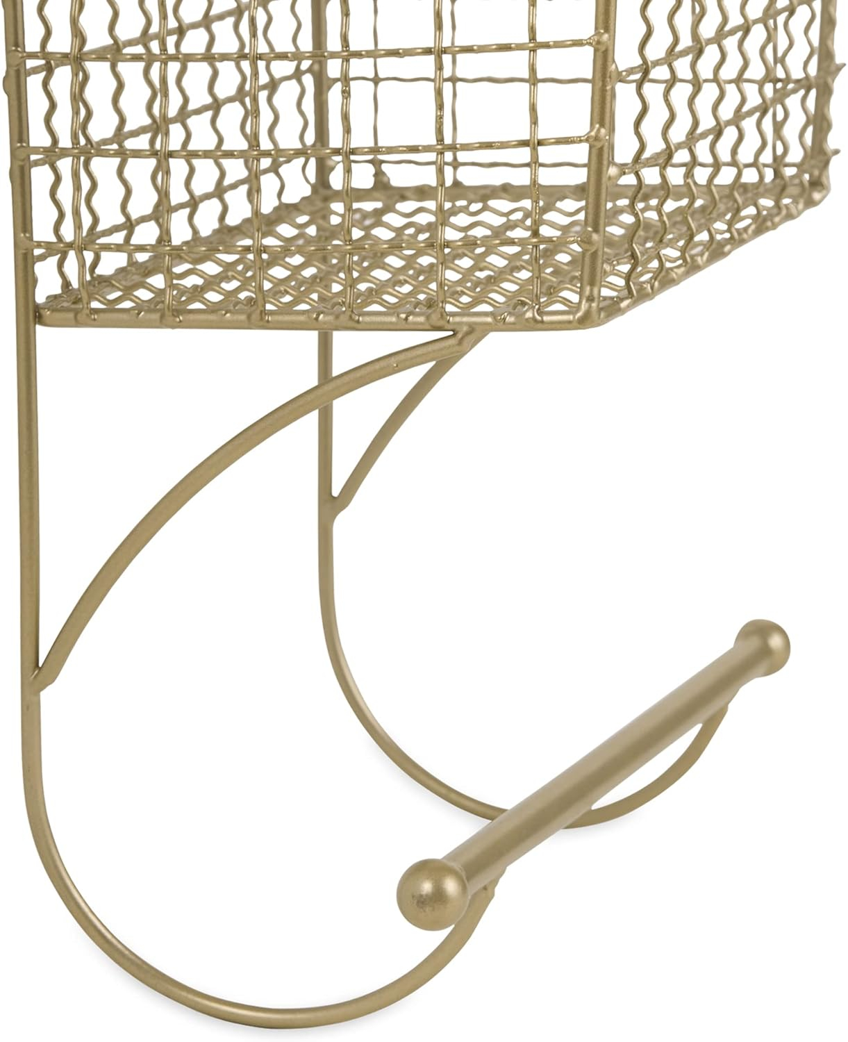 Small Gold MetalFarmhouse Towel Rack 8.25x5.5x9.8