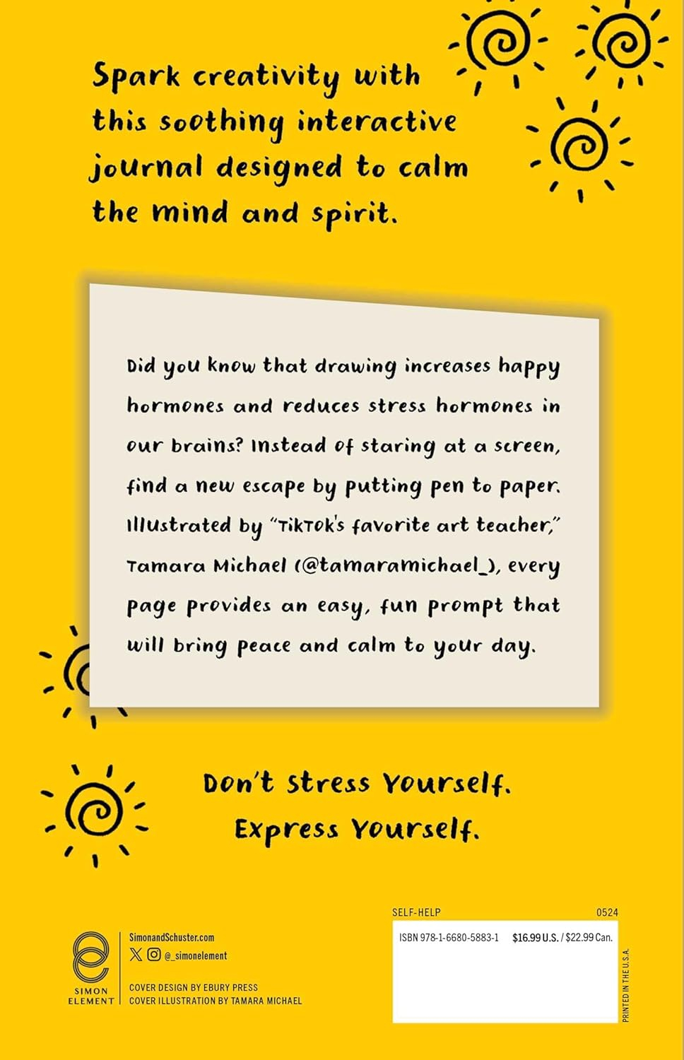 A Doodle a Day Keeps the Stress Away - by  Tamara Michael (Paperback)