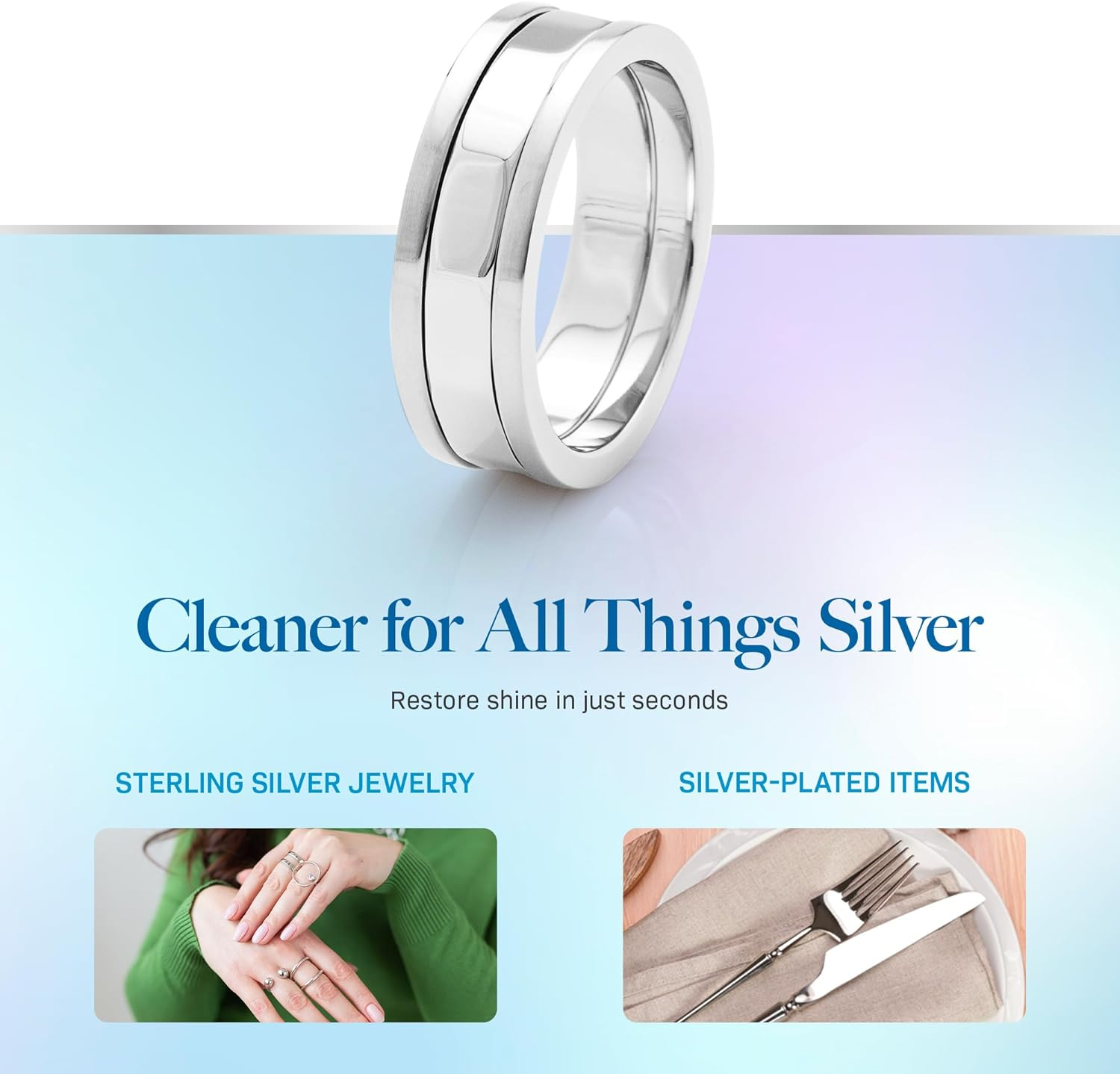 Hagerty Silver Clean with Crystal Blue Formation