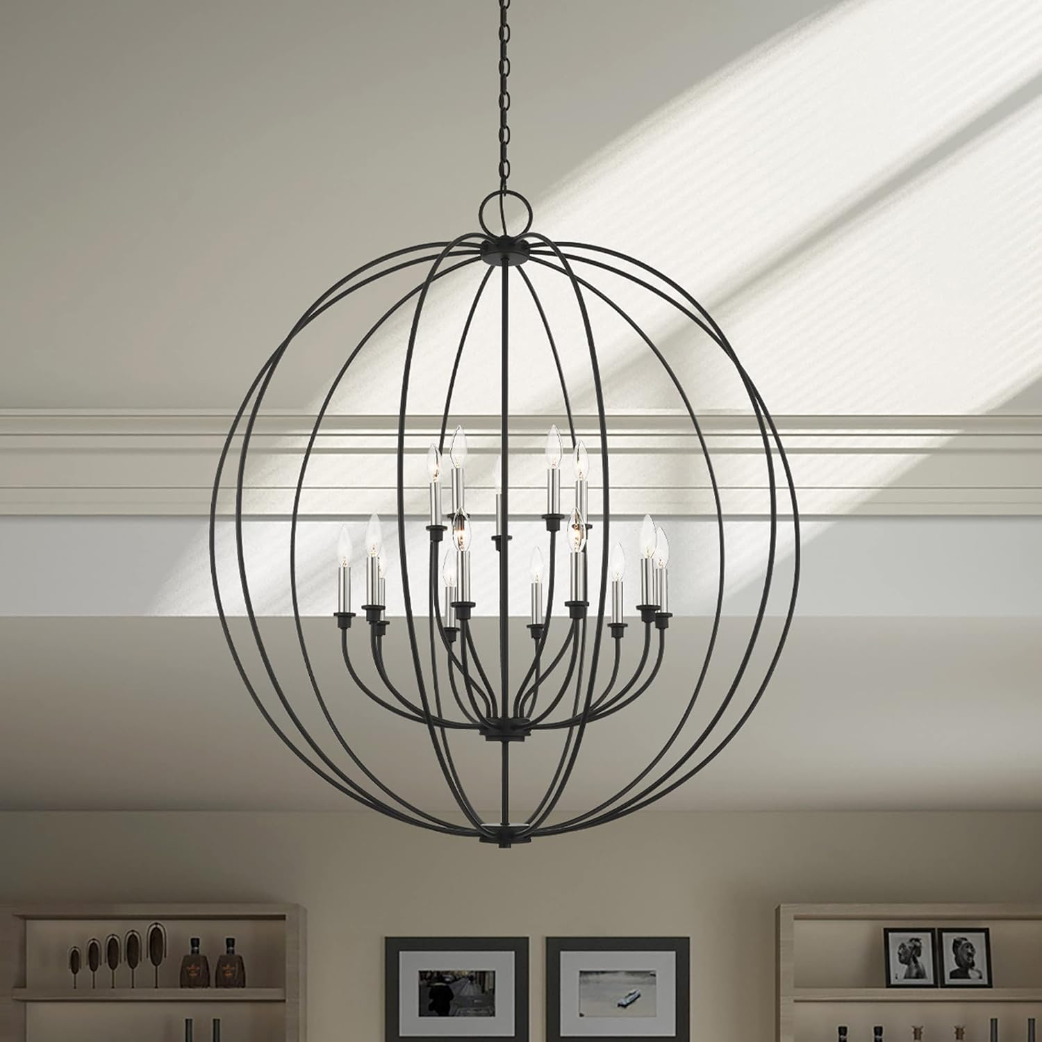 Livex Lighting - Milania - 15 Light Foyer Chandelier in Farmhouse Style - 42