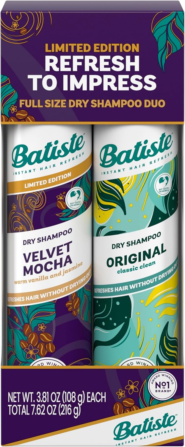Limited Edition Velvet Mocha & Original Scent Dry Shampoo Duo