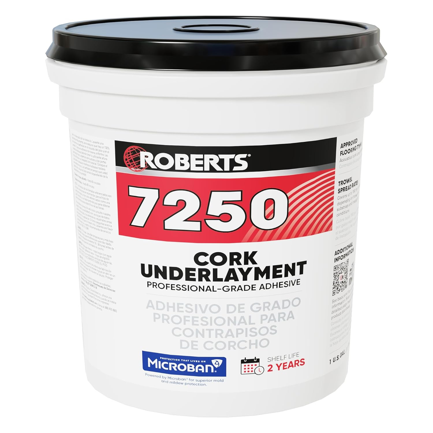 Roberts 7250-1 Pro Grade Cork Underlayment Adhesive, 1 gallon