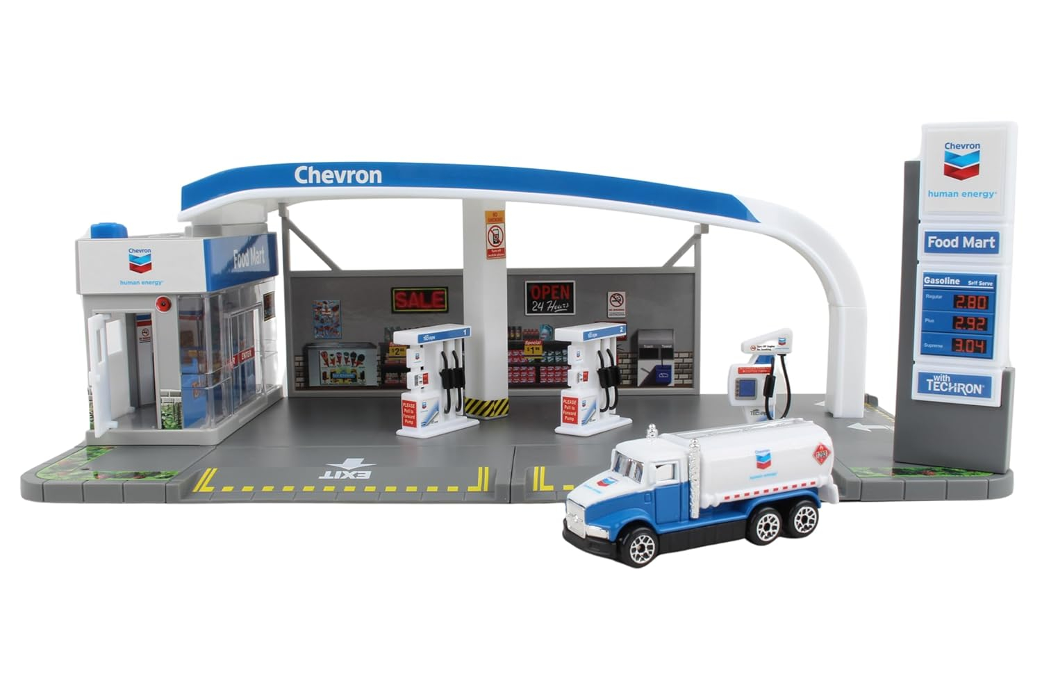 Daron Chevron Gas Station Playset