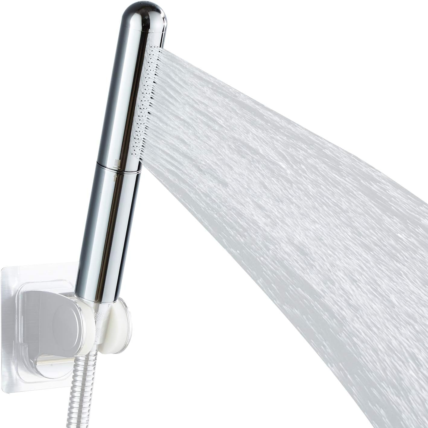 Shower Head Handheld Solid Copper Bathroom showerhead High pressure wand hand-held Sprayer (brush nickel)