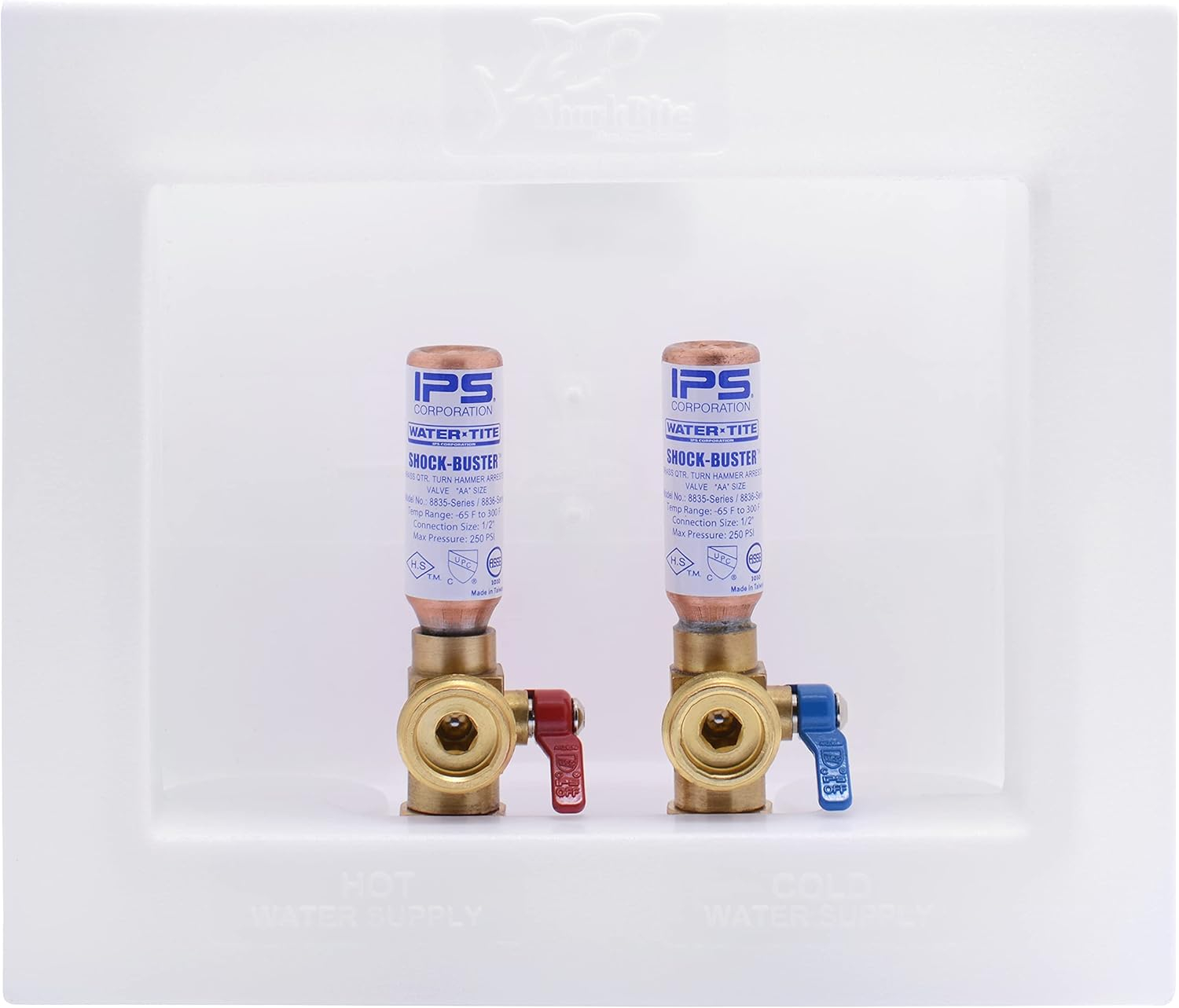 Sharkbite 1/2 in. Dia. x 3/4 in. Dia. Washing Machine Outlet Box