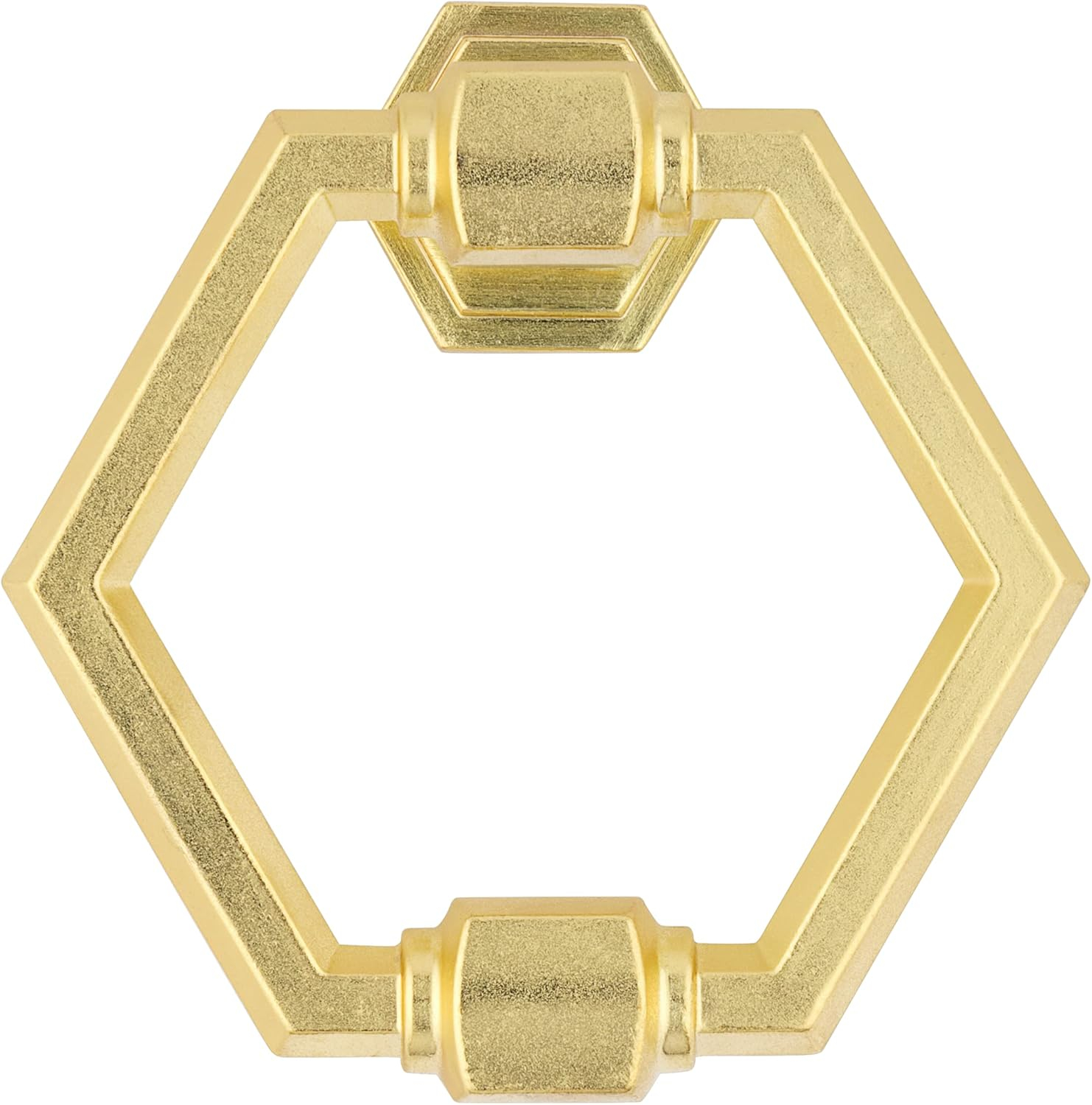 National Hardware N336-708 Powell Door Knocker, Brushed Gold
