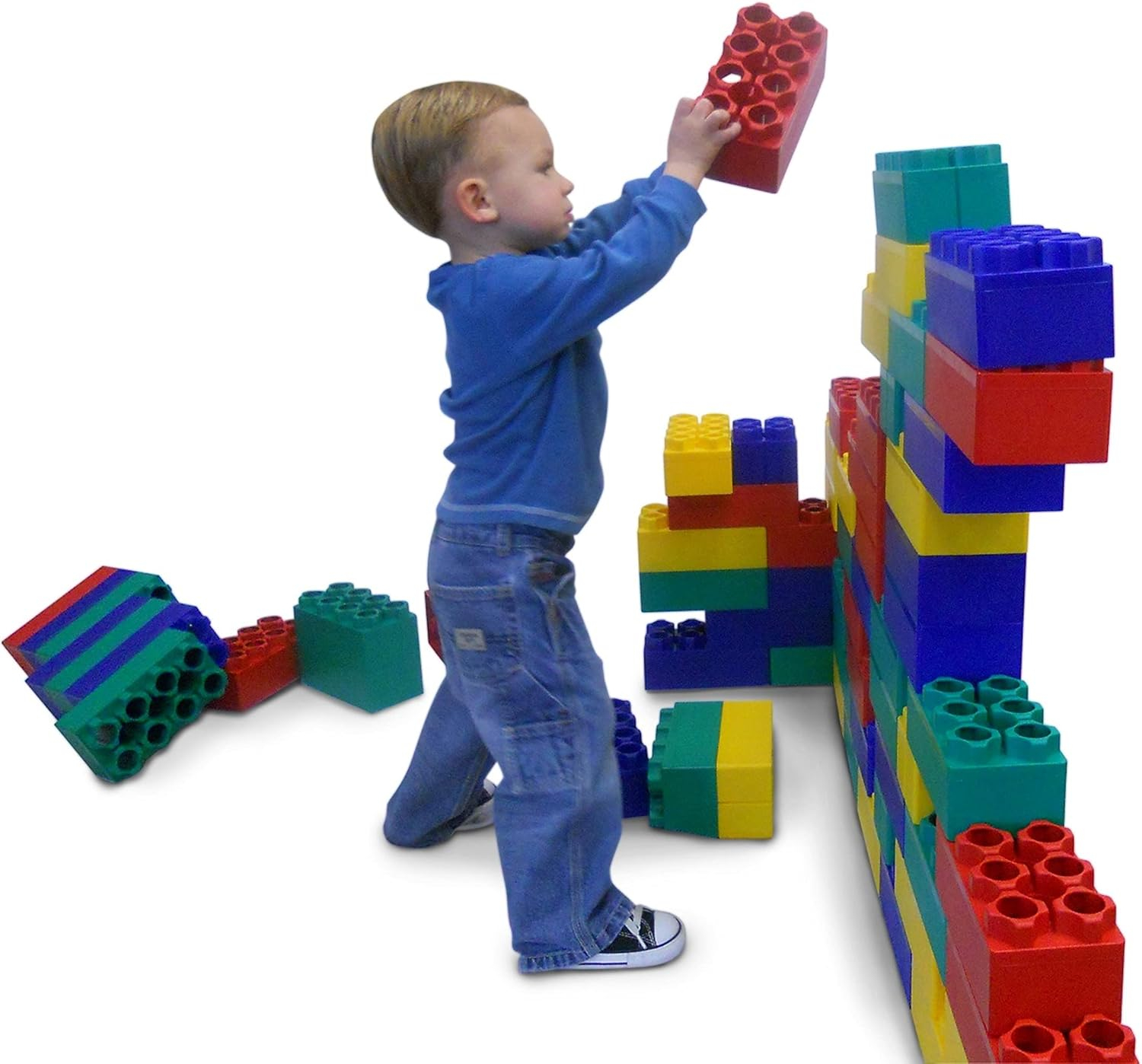 Kid's Adventure Jumbo Blocks Standard 00263-1 Building Set (96 Pieces)
