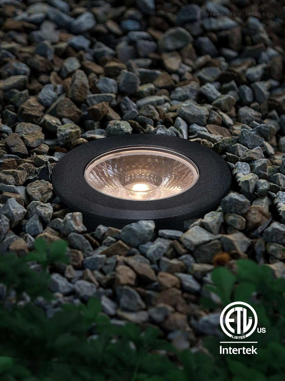 LEONLITE 12-Pack 3W Well Lights Landscape LED In Ground, 320LM 12-24V AC/DC Low Voltage, CRI90 IP67 ETL Listed Inground Well Lights Outdoor, Black Aluminum Housing, Embedded Parts Included, 3000K