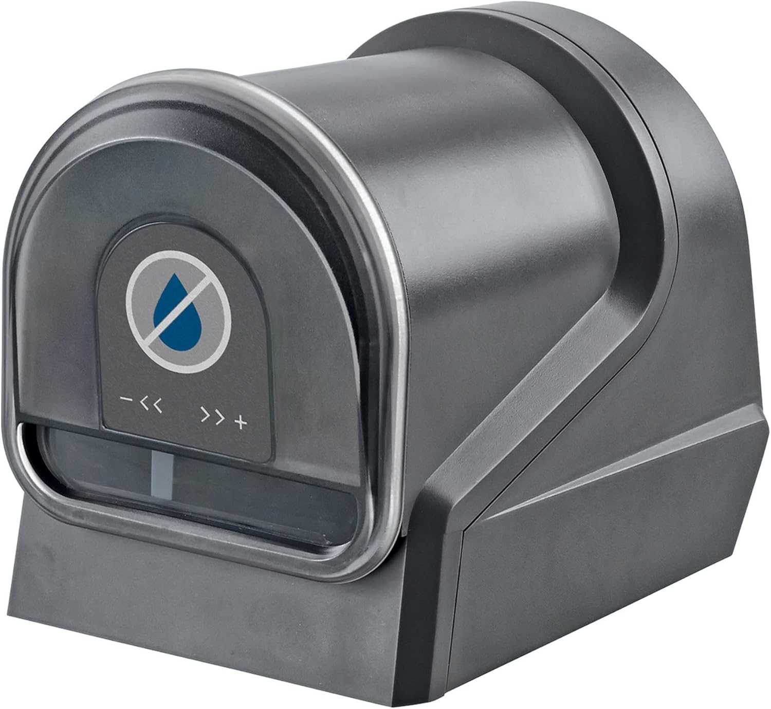 Black Battery-Powered Automatic Fish Feeder with LCD Display