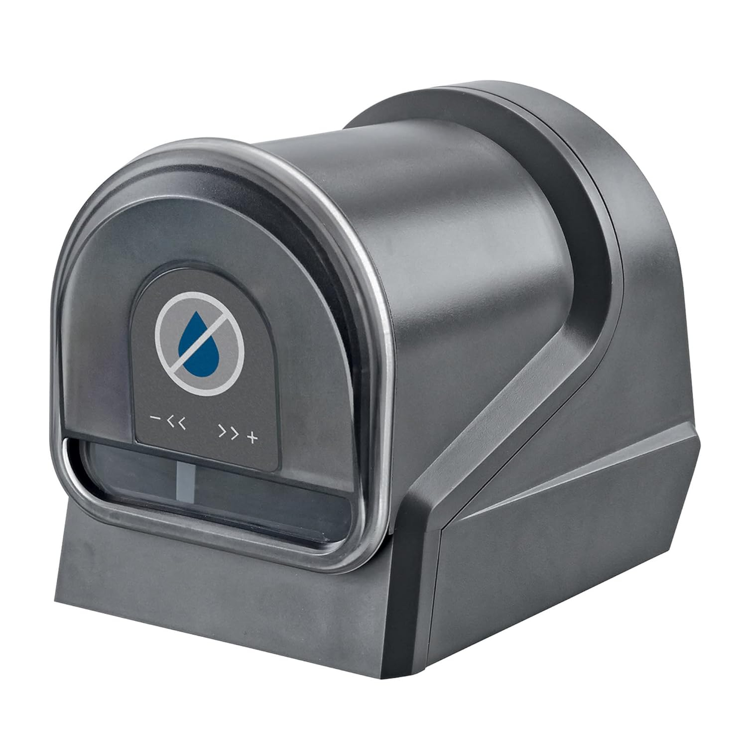 Black Battery-Powered Automatic Fish Feeder with LCD Display