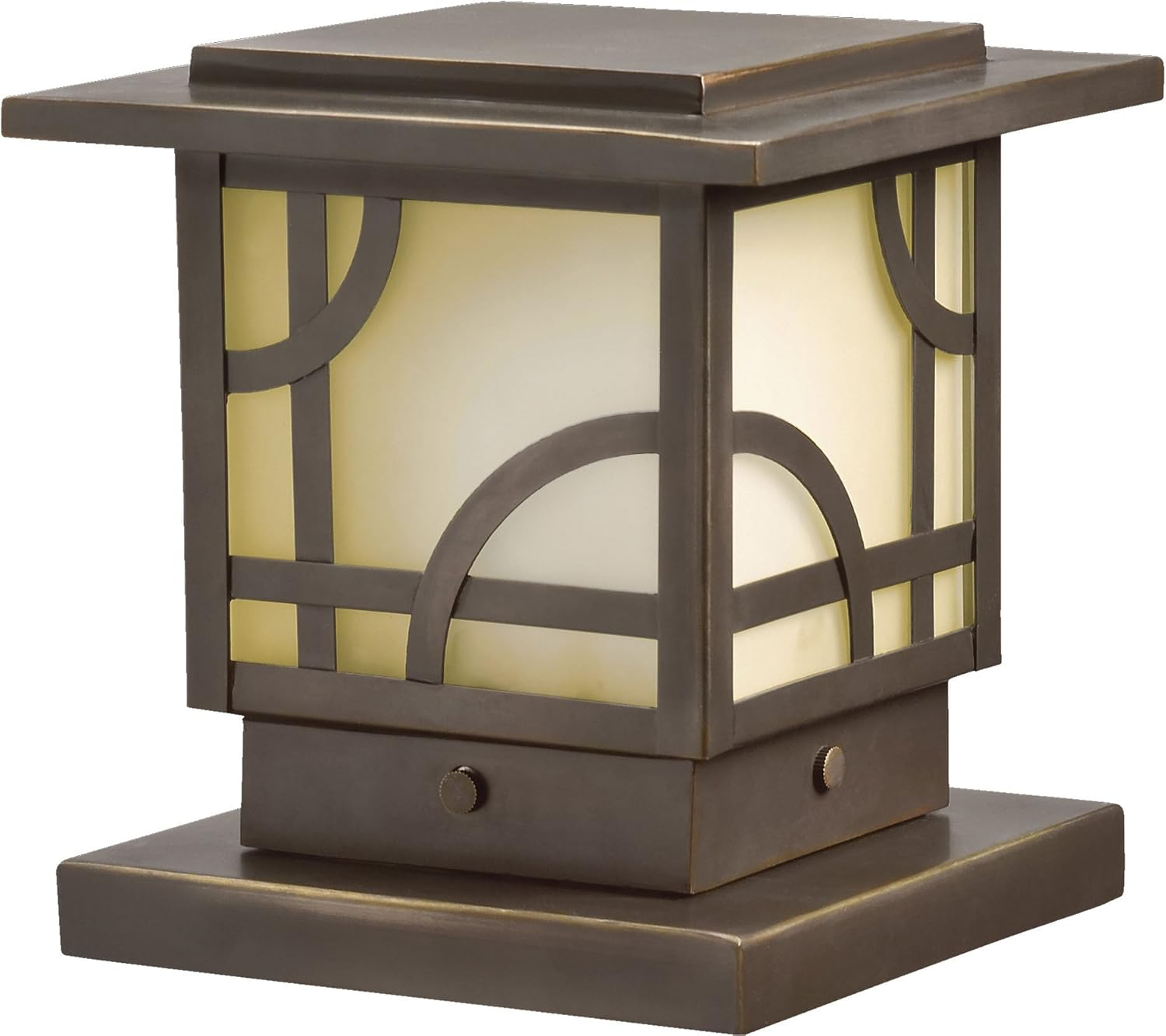 Kichler 15474OZ Larkin Estates Post Light, Olde Bronze