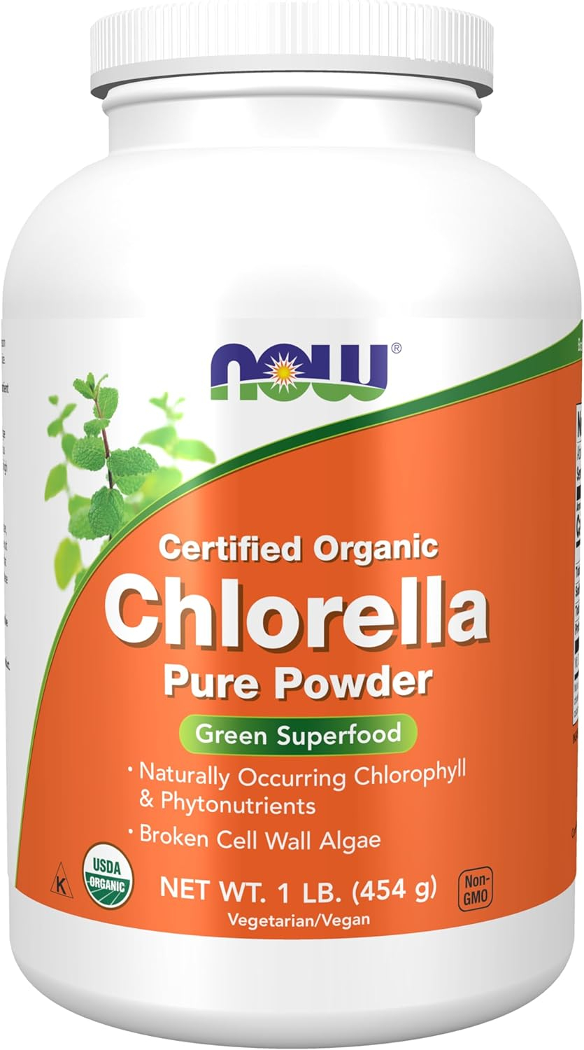 Chlorella Powder by Now Foods  -  1 lbs Powder