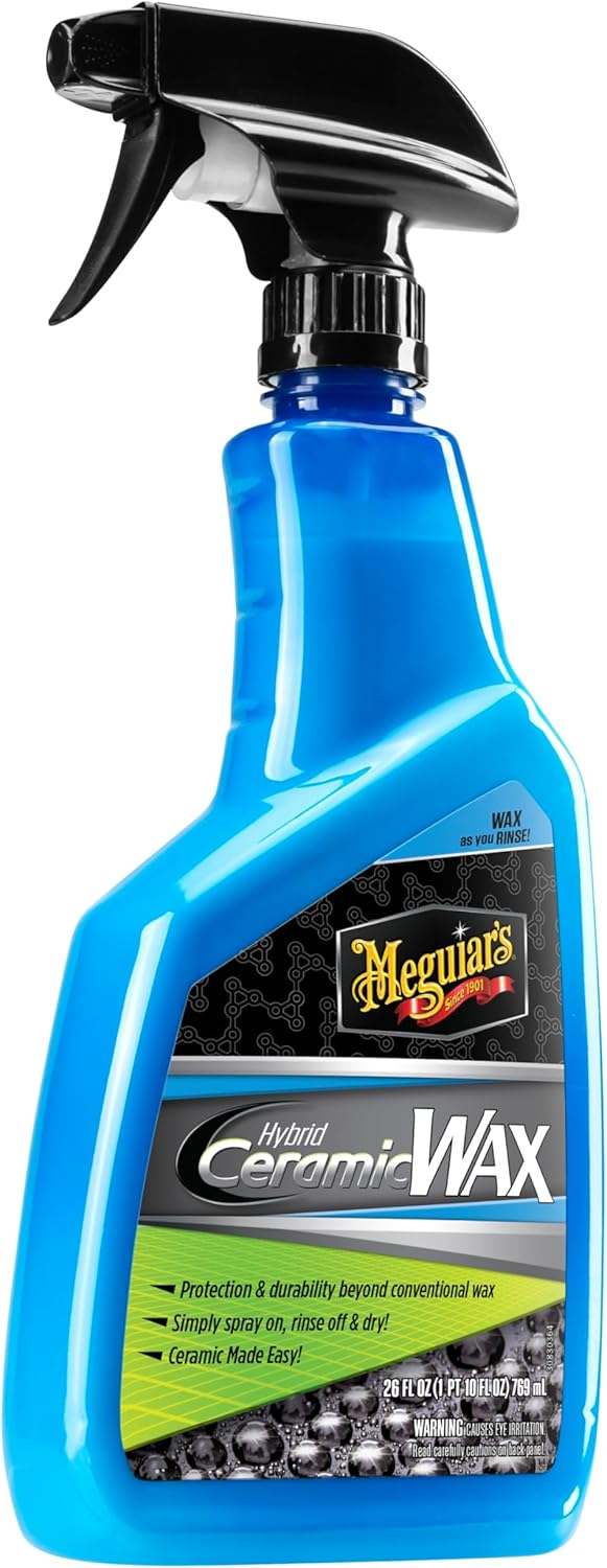 Meguiar's Hybrid Ceramic Wax – Easy to Use Ceramic Wax Protection - G190526SRP, 26 oz