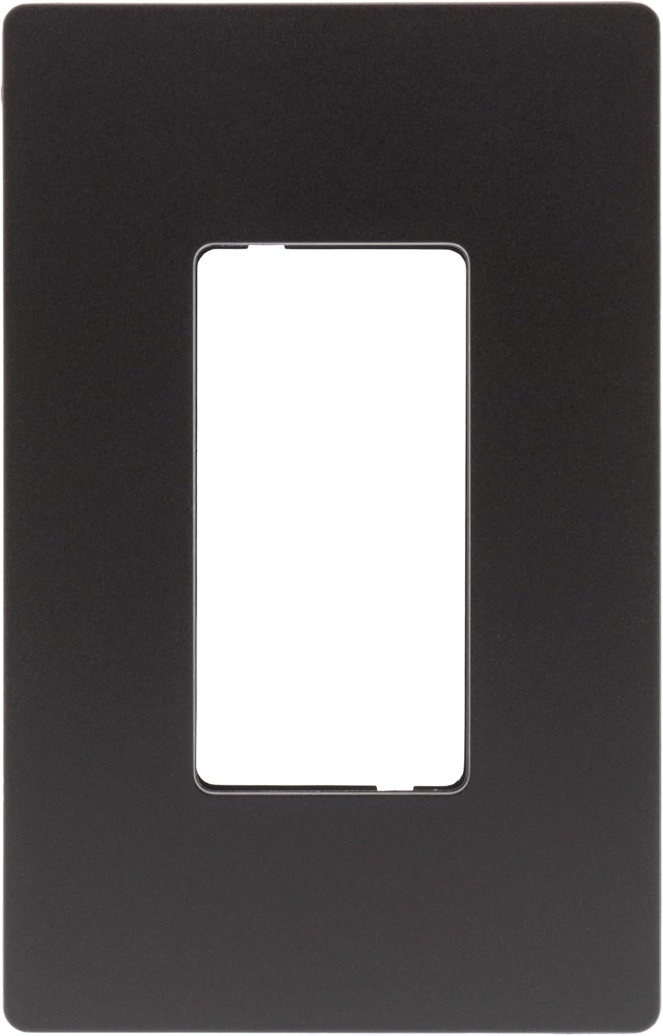 Dark Bronze 1-Gang Screwless Polycarbonate Wall Plate