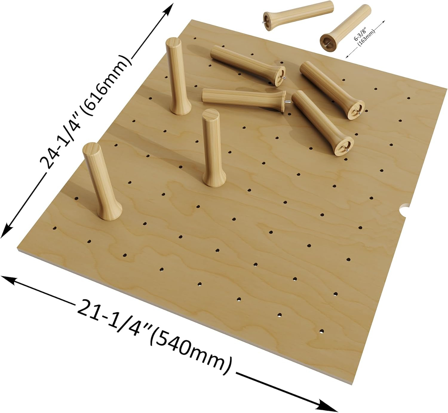 Dowell  Drawer Peg Organizer 24W with 9 Pegs