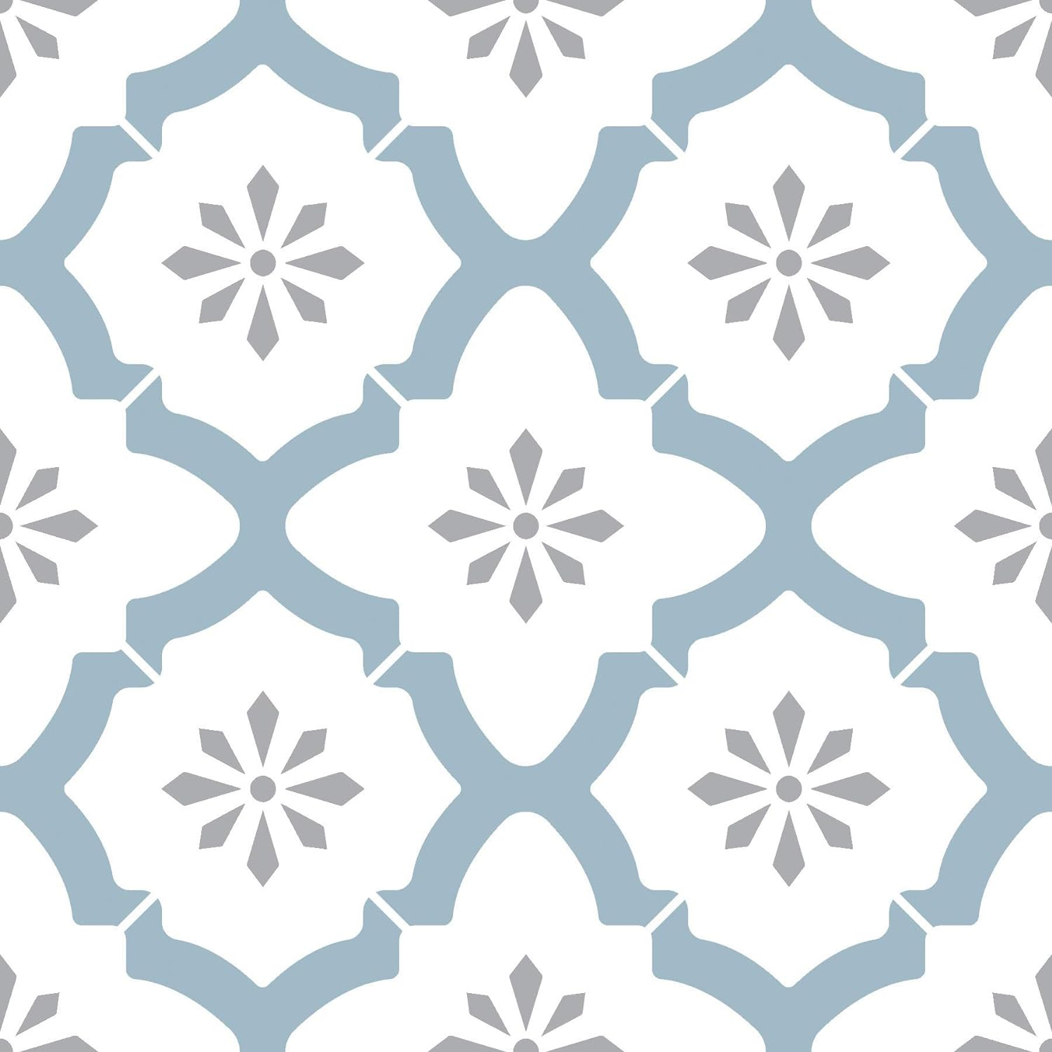 FloorPops Alfama 12 in. x 12 in. Peel and Stick Virgin Vinyl Floor Tiles (10-Pack)