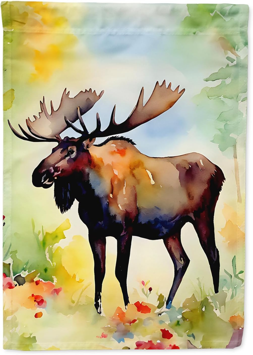 Moose Garden Flag 11.25 in x 15.5 in