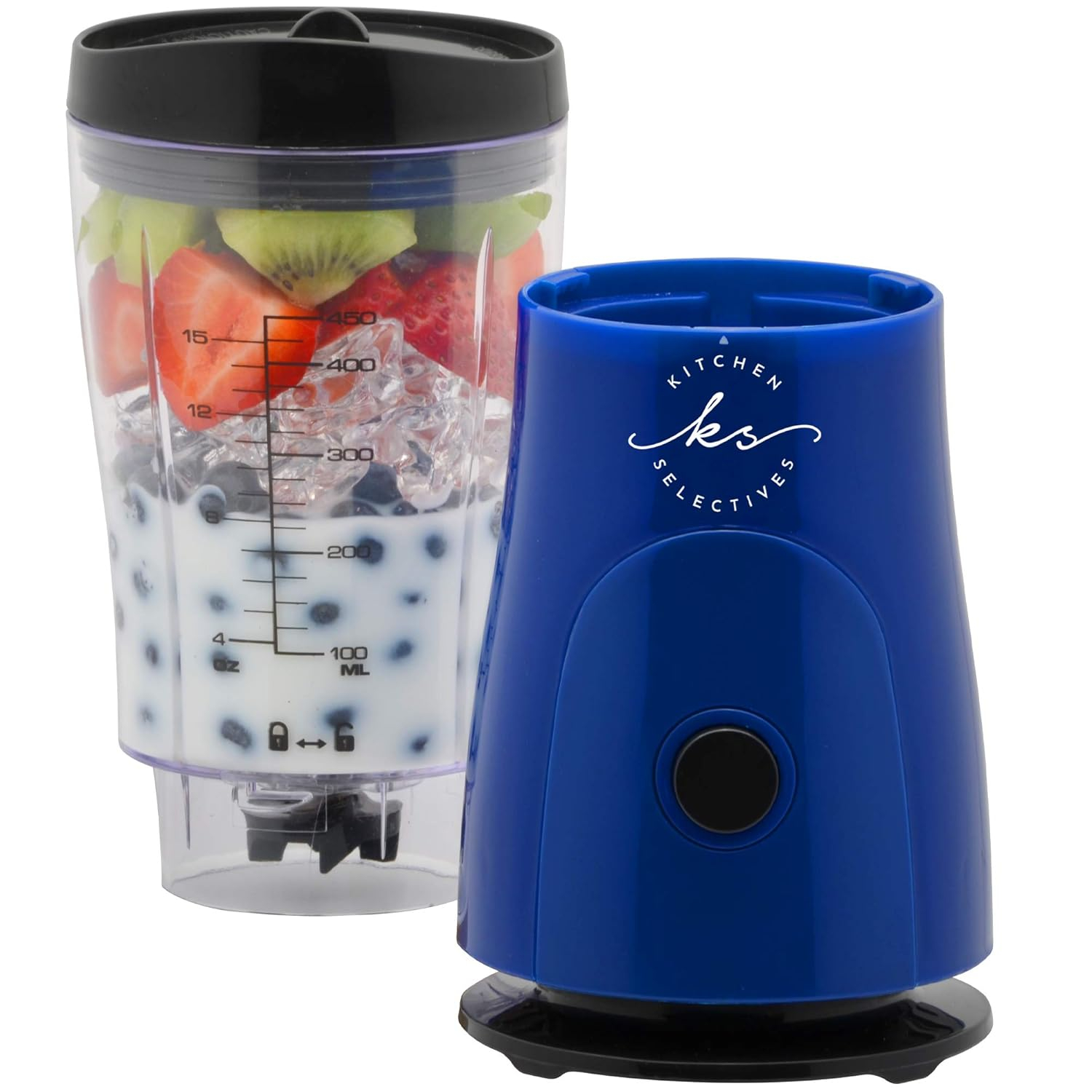 Kitchen Selectives | 14-Ounce Mini Blender Color Series [Model: MBL-3CB; Cobalt Blue]
