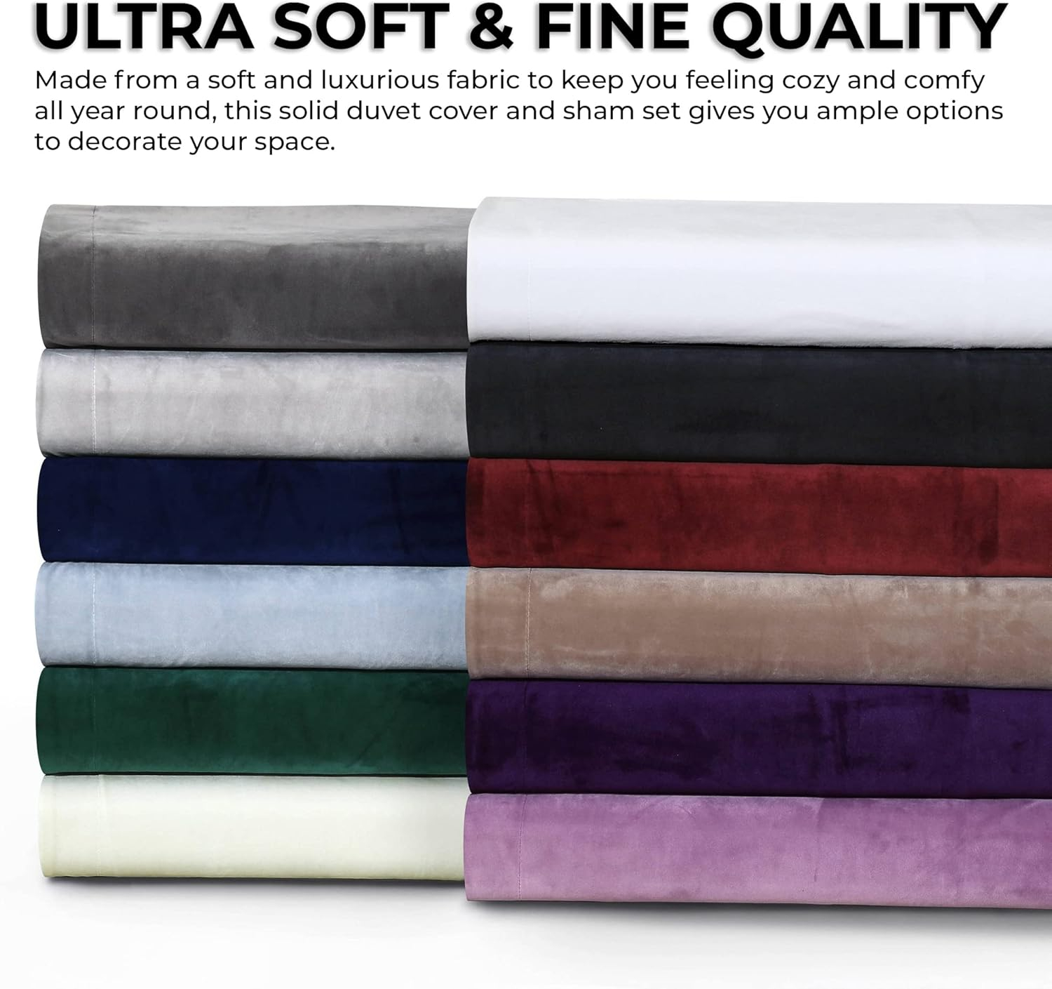 Luxurious Twin Navy Blue Velvet Bedspread Cover Set