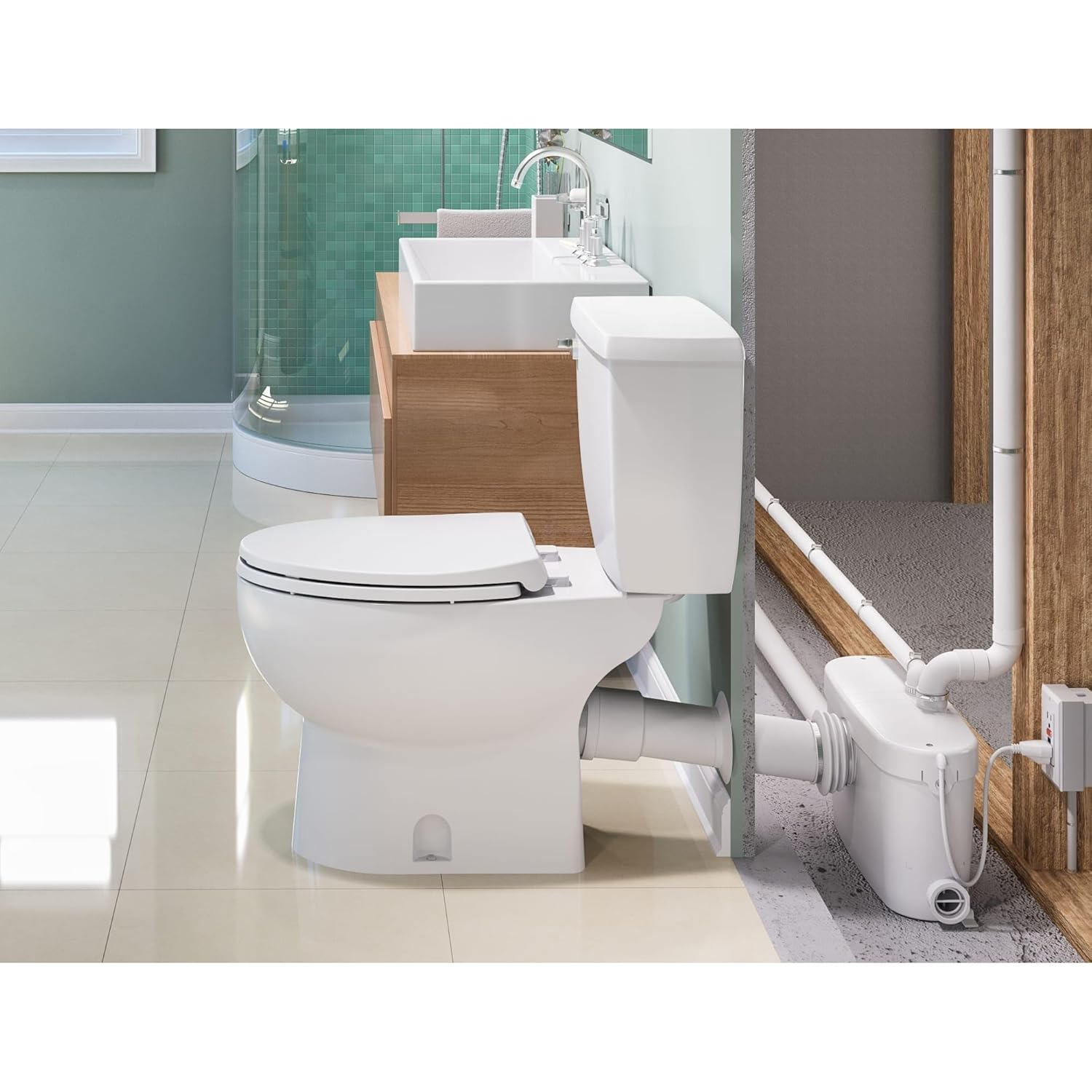 Duravit 613000011001300 CVR Sensowash Classic Soft Close Toilet Seat with Self Cleaning Function