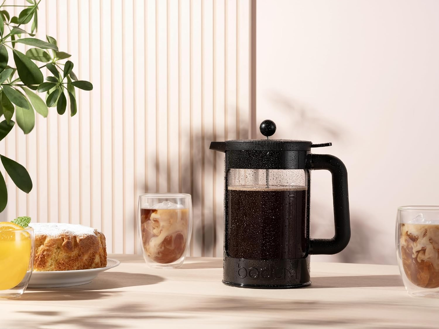 Bodum Bean Cold Brew Press and Iced Coffee Maker, 51 Ounce, Black