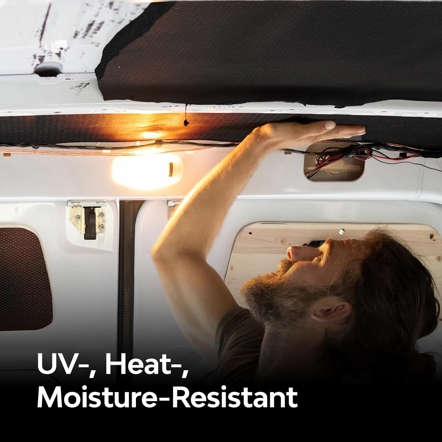 Dynamat DynaCore 1” Thick Lightweight Black Thermo-Acoustic Insulating Fiber for Cars, Trucks, Boats, RVs & More – Dissipates Sound & Absorbs Heat – 32" x 54" sheet, 12 sq ft of Coverage