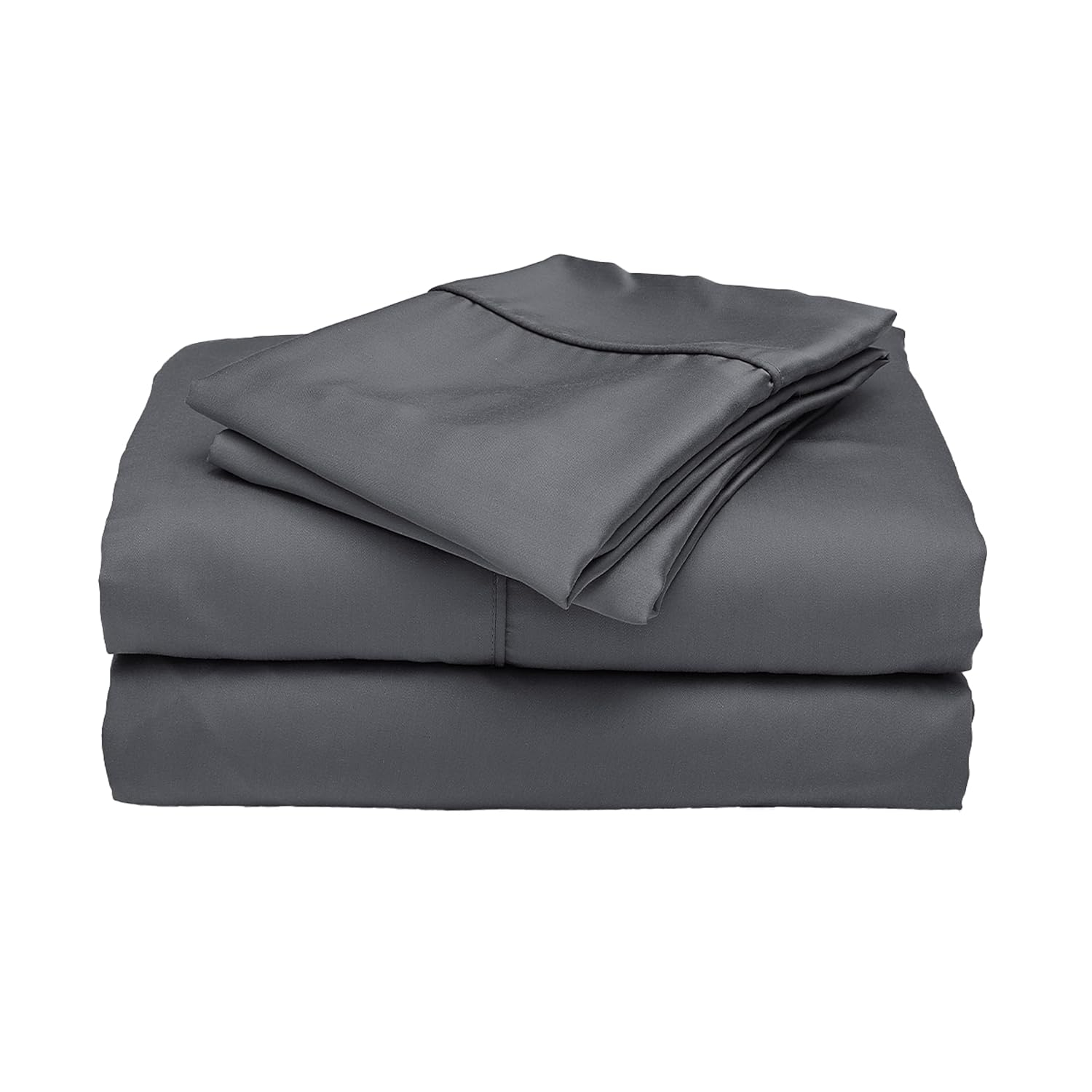 Slate Queen Organic Bamboo Sateen Sheet Set