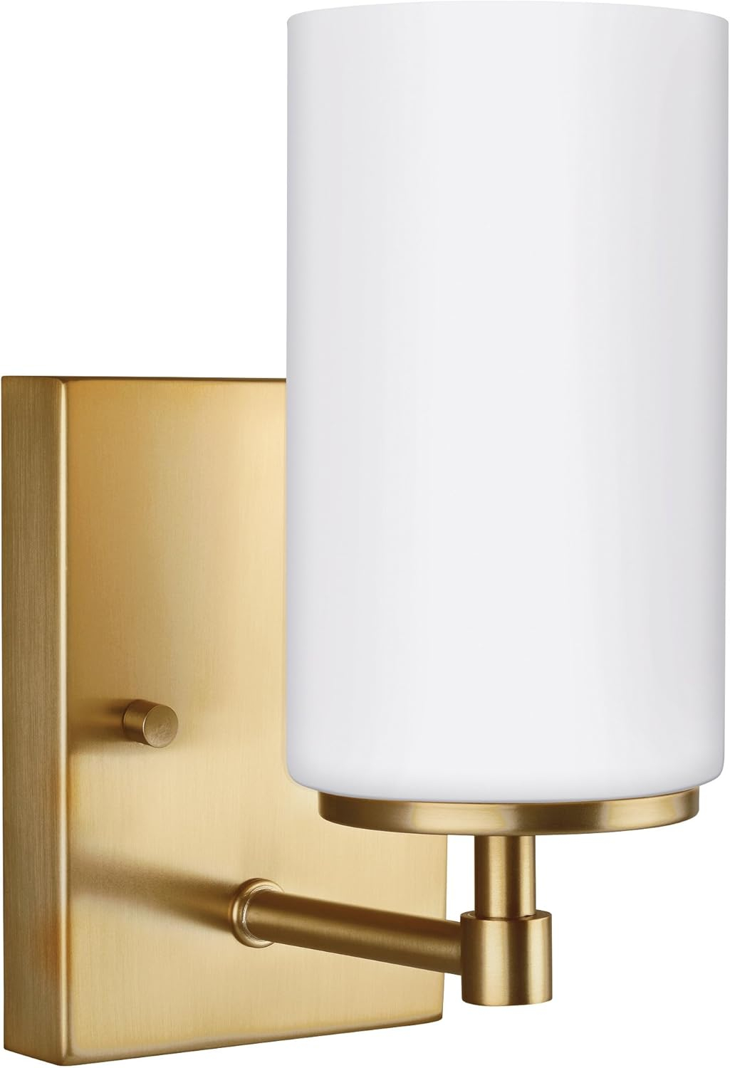 Generation Lighting Alturas 4.375-in 1 -Light Satin Brass Modern/contemporary Vanity light