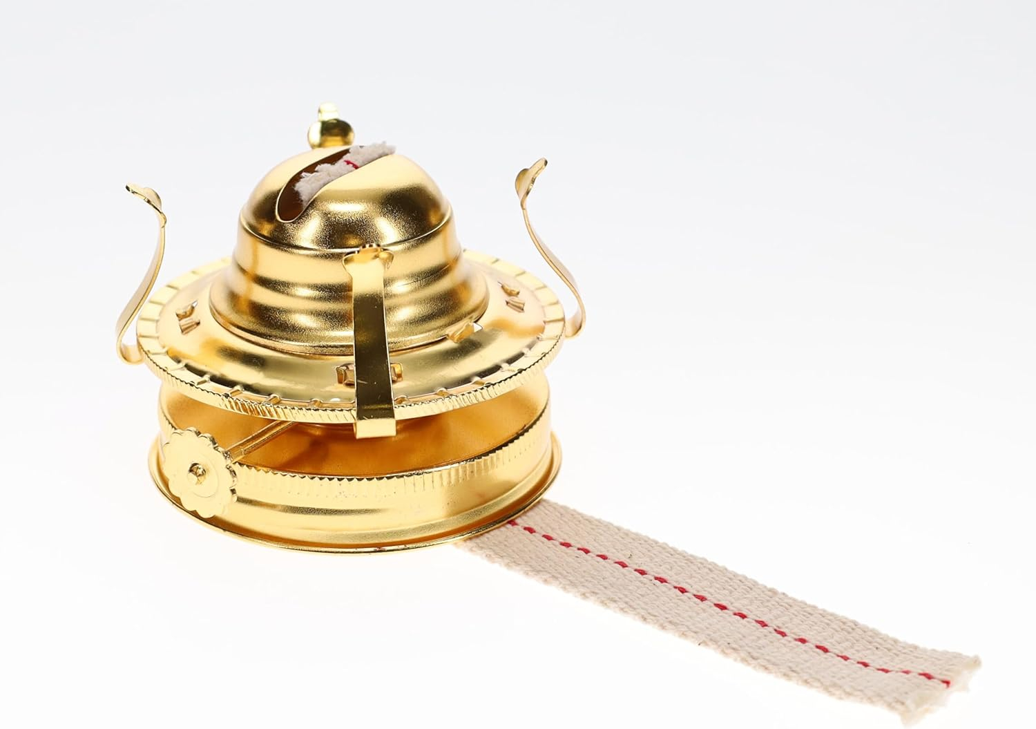 B&P Lamp® #2 Kerosene Lamp Burner For Mason Jars and Fruit Jars to DIY Oil Lamp (Brass)