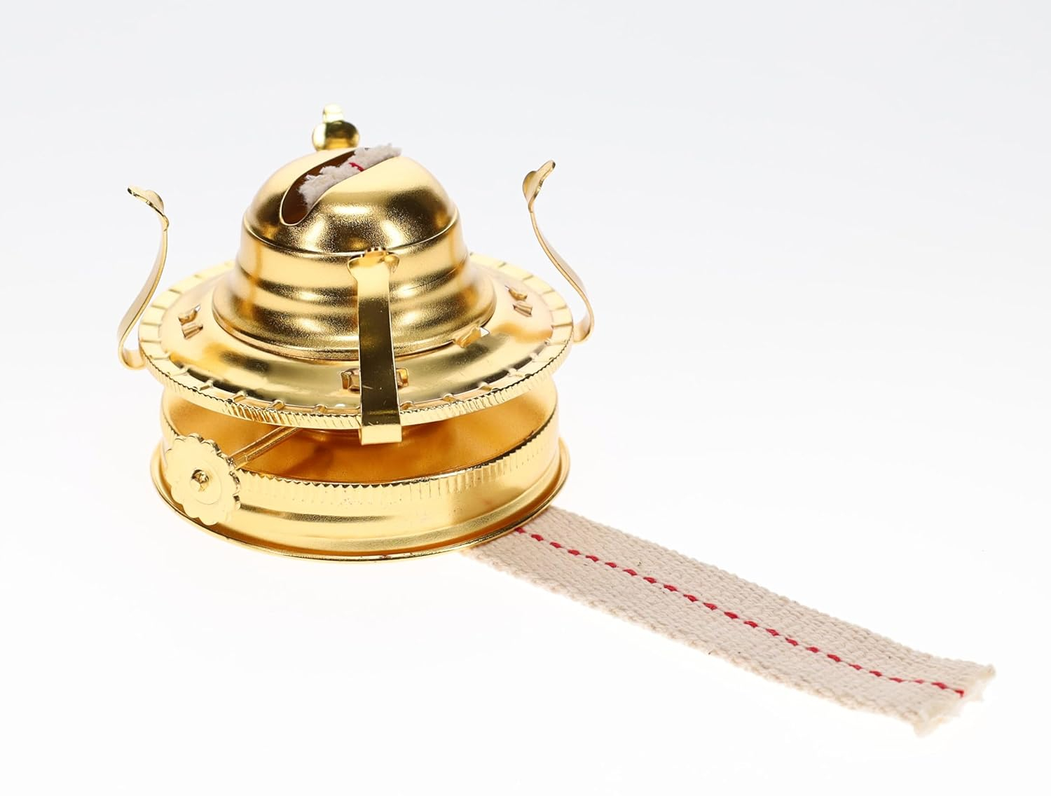 B&P Lamp® #2 Kerosene Lamp Burner For Mason Jars and Fruit Jars to DIY Oil Lamp (Brass)