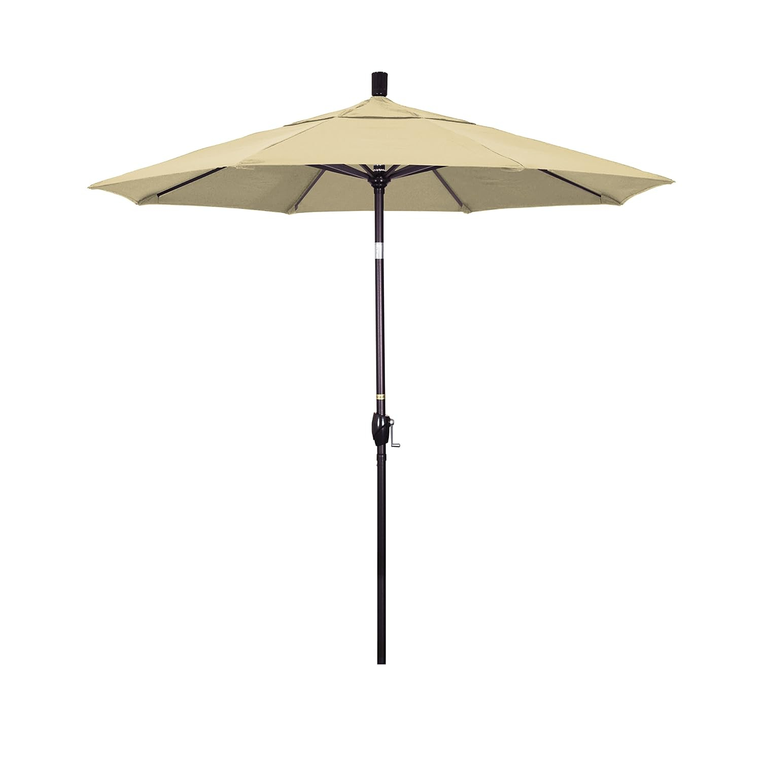 7.5 ft. Bronze Aluminum Market Umbrella with Terrace Sequoia Canopy