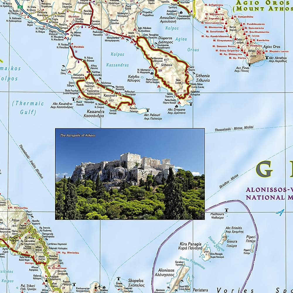 National geographic adventure travel maps: greece adventure travel map (other): 9781566956215