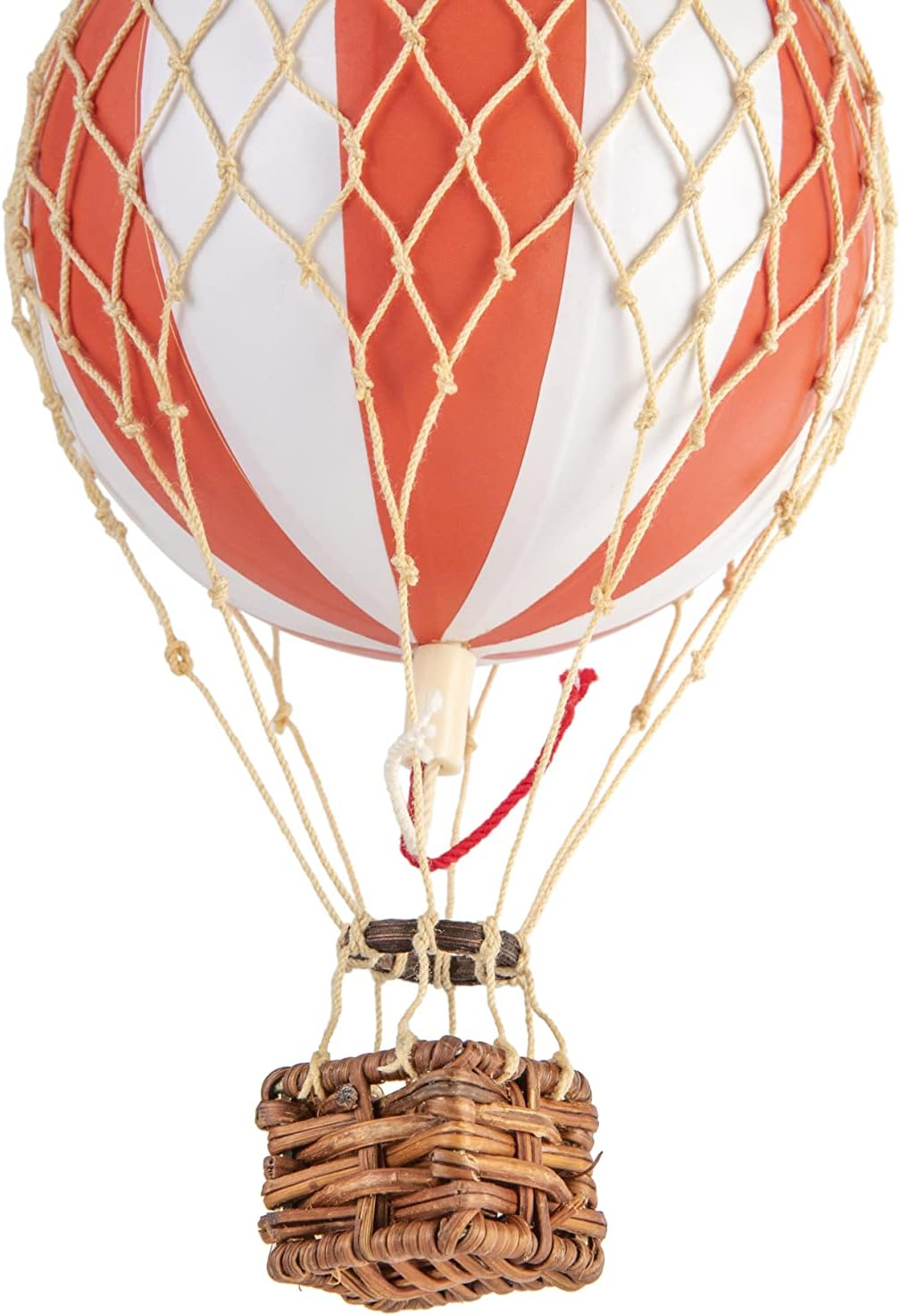 Patriotic Red White and Blue Woven Hot Air Balloon Decor