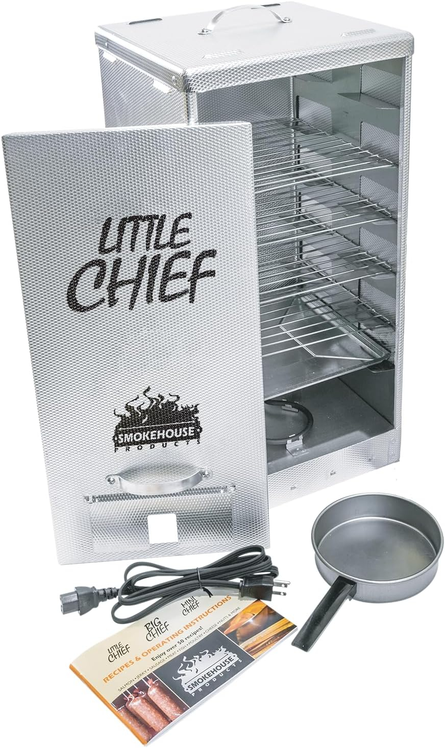 Smokehouse Little Chief Electric Grill and Smoker Silver