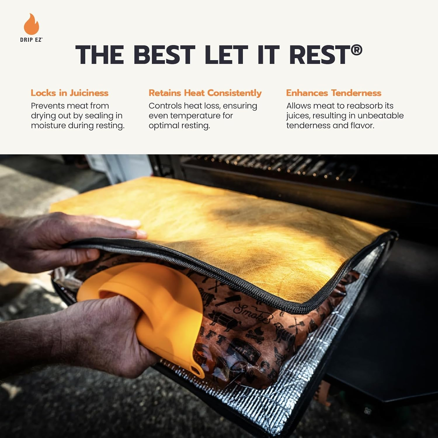 Rest EZ Insulated Heavy-Duty BBQ Meat Resting Bag