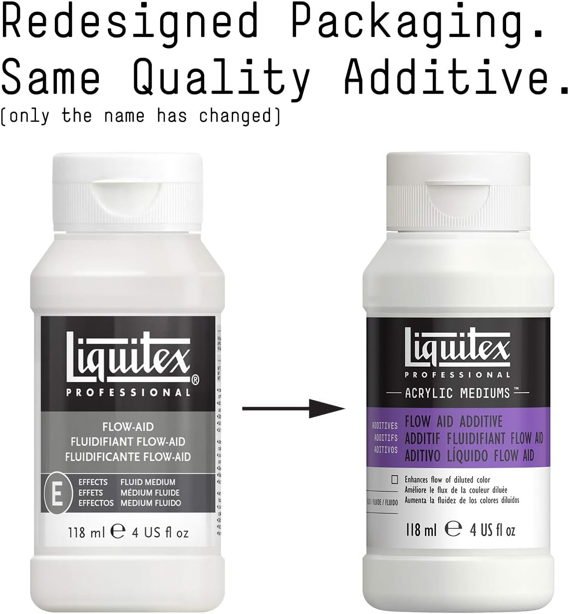 Liquitex Professional Acrylic Mediums Flow Aid Additive 118ml