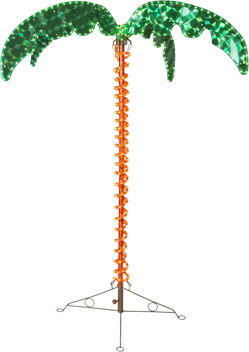 Wintergreen Lighting Holographic Lighted Palm Tree 4.5ft Artificial Trees