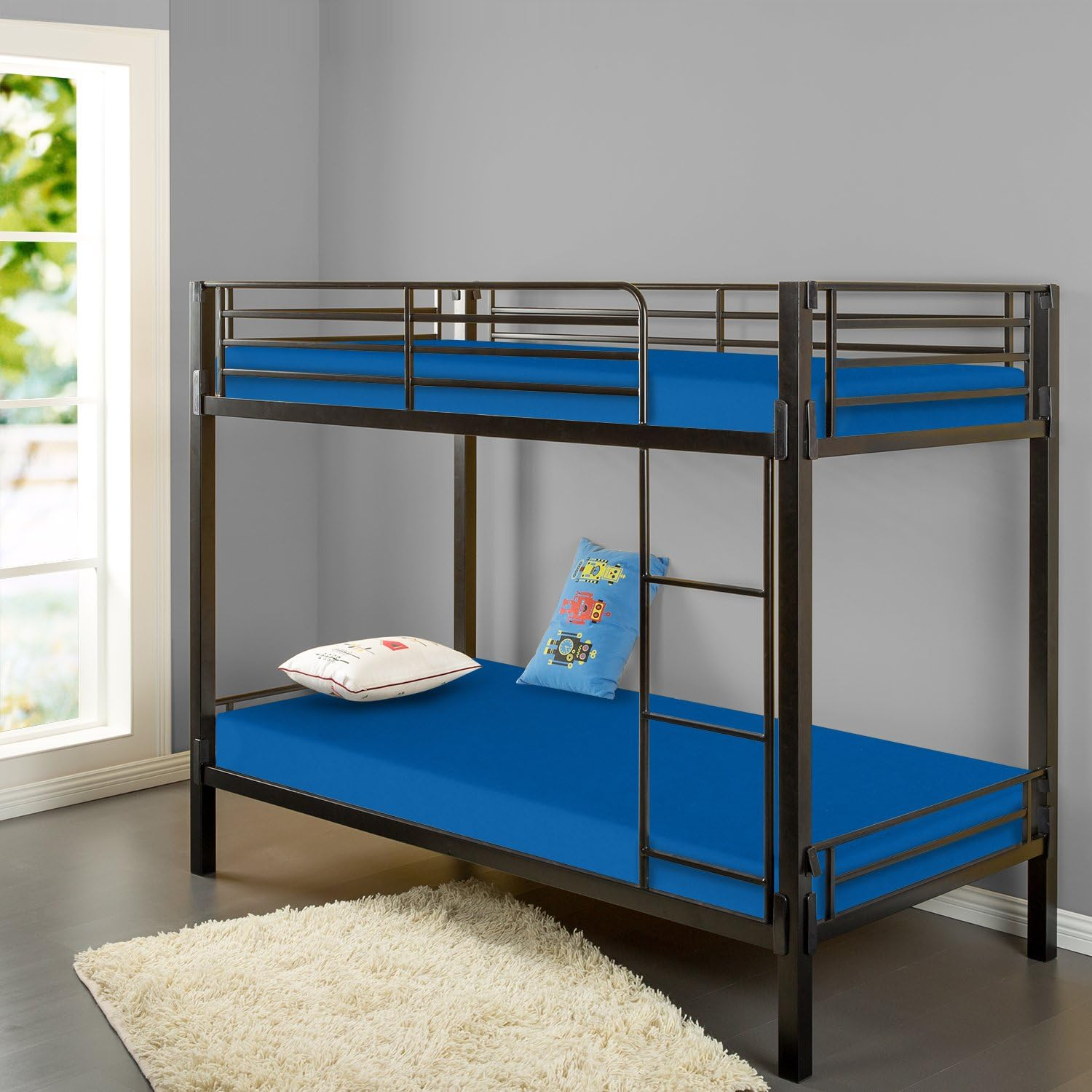 Sleep Master Memory Foam 5 Inch Youth Mattress, Twin, Blue