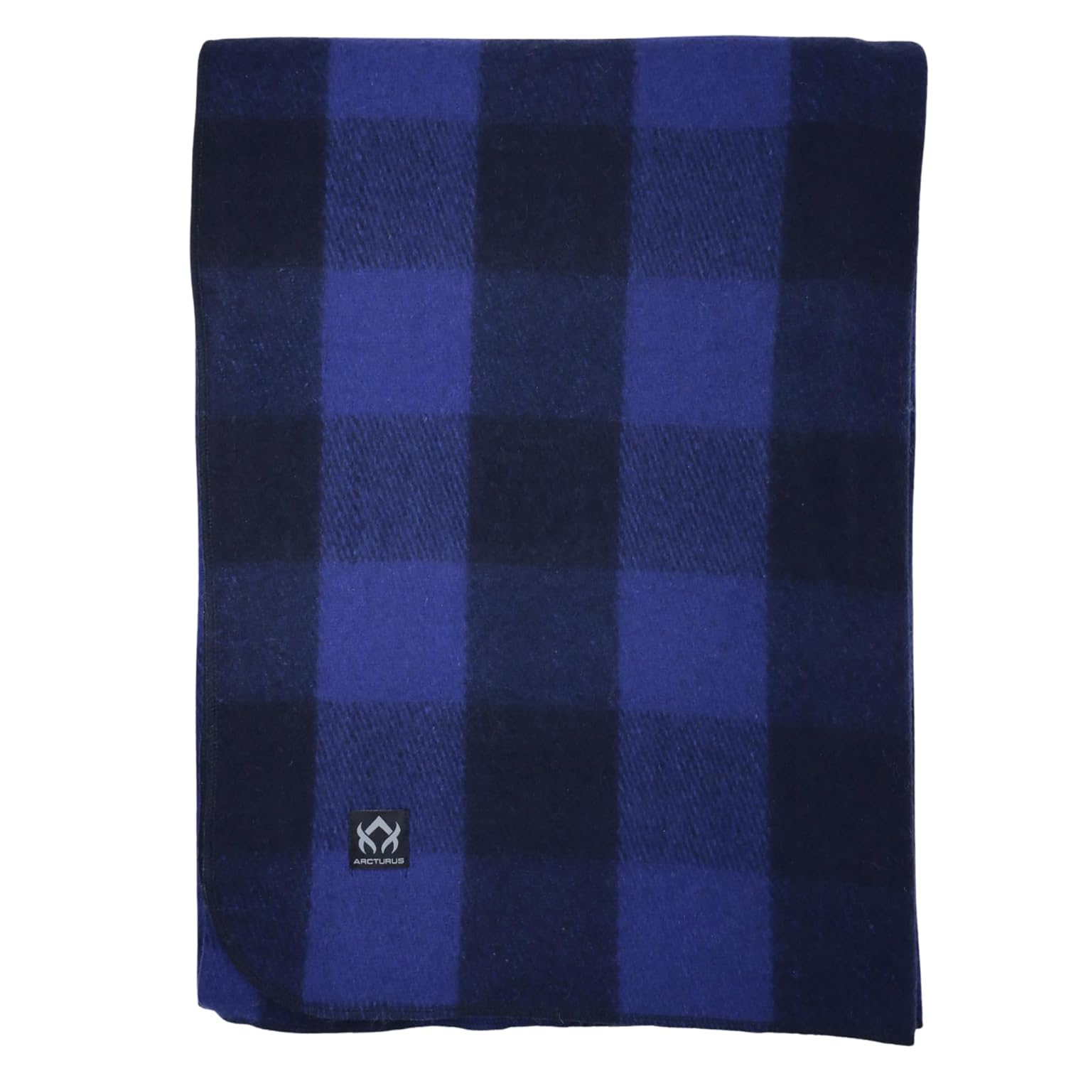 Arcturus Buffalo Plaid Wool Blanket, 64" x 88", Loom-Woven