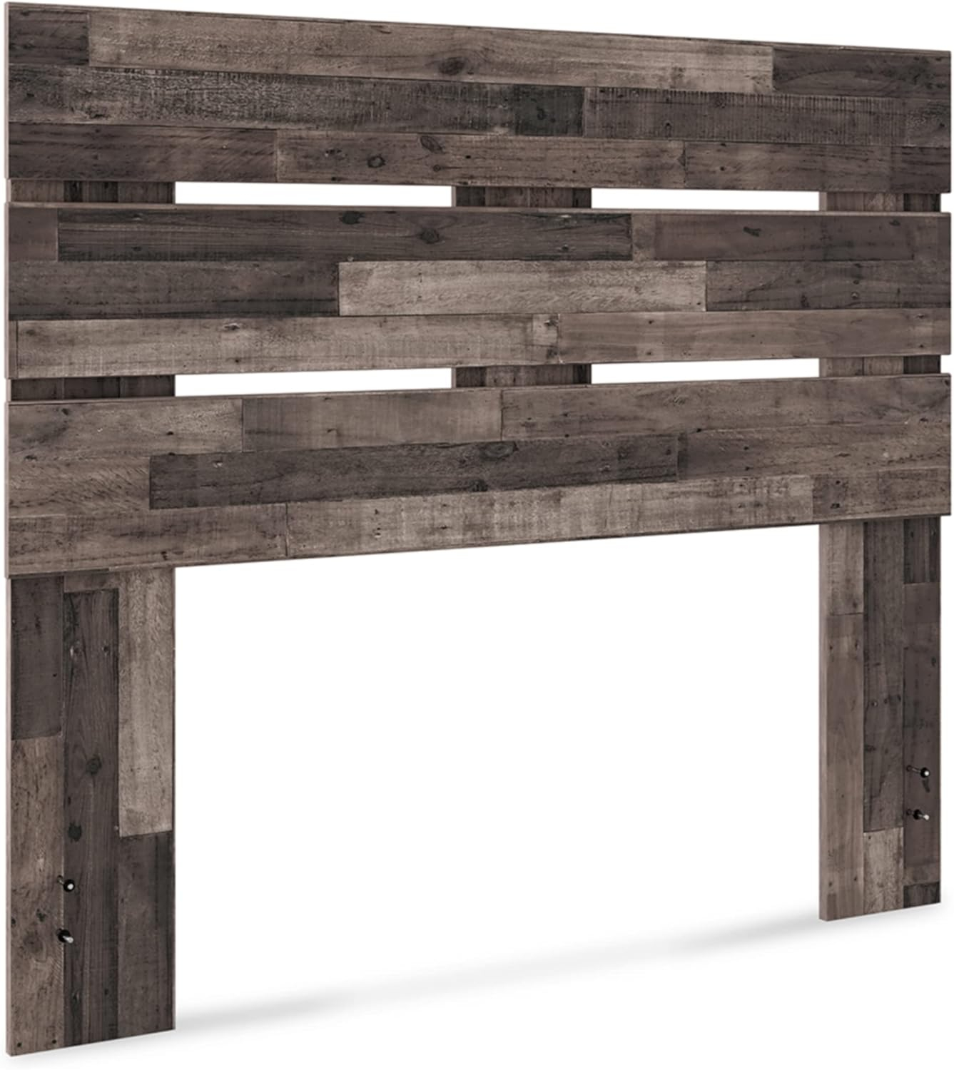 Full Neillsville Panel Headboard Gray: Mid-Century Design, Wood Grain - Signature Design by Ashley