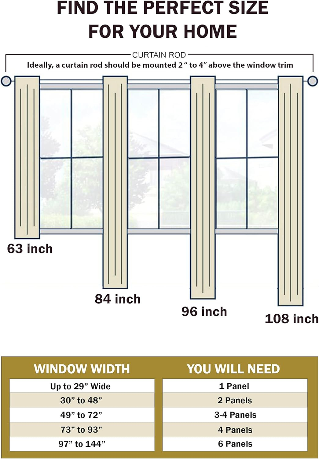 Superior Leaves Blackout Curtain Panel, Rod Pocket, Set of 2, 26" W x 84" L, Espresso