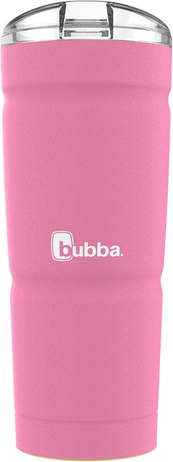 Bubba Envy S Stainless Steel Tumbler with Straw, Pink, 24 fl oz.